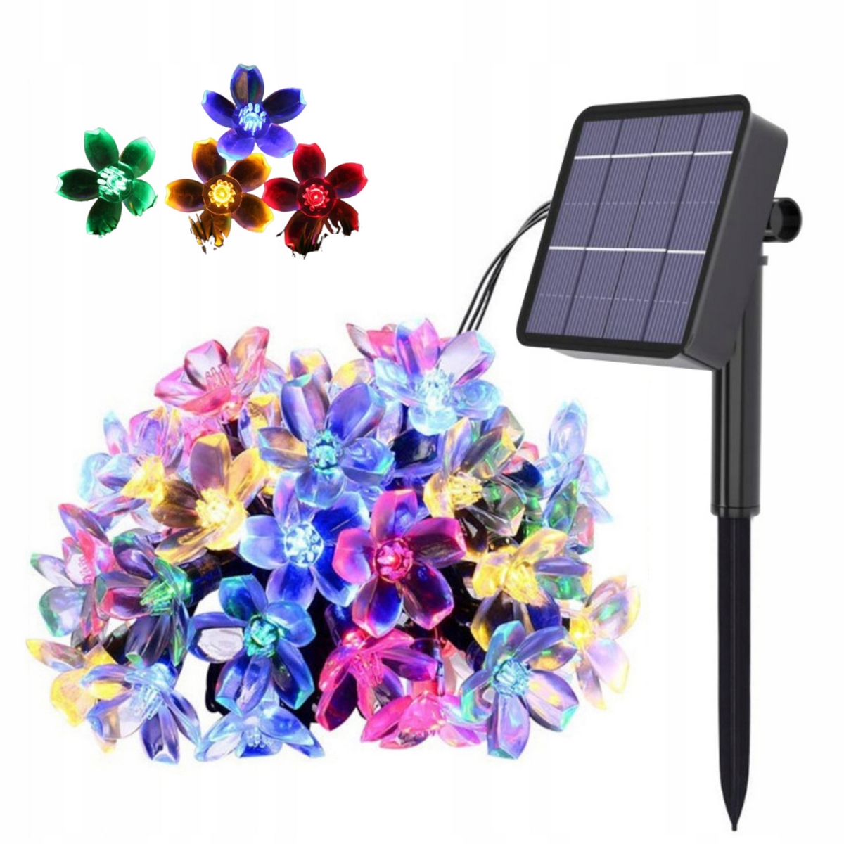 Girlanda Ikonka 700 cm solarne